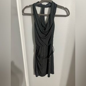 Medium City Studio Glittery Gray Dress